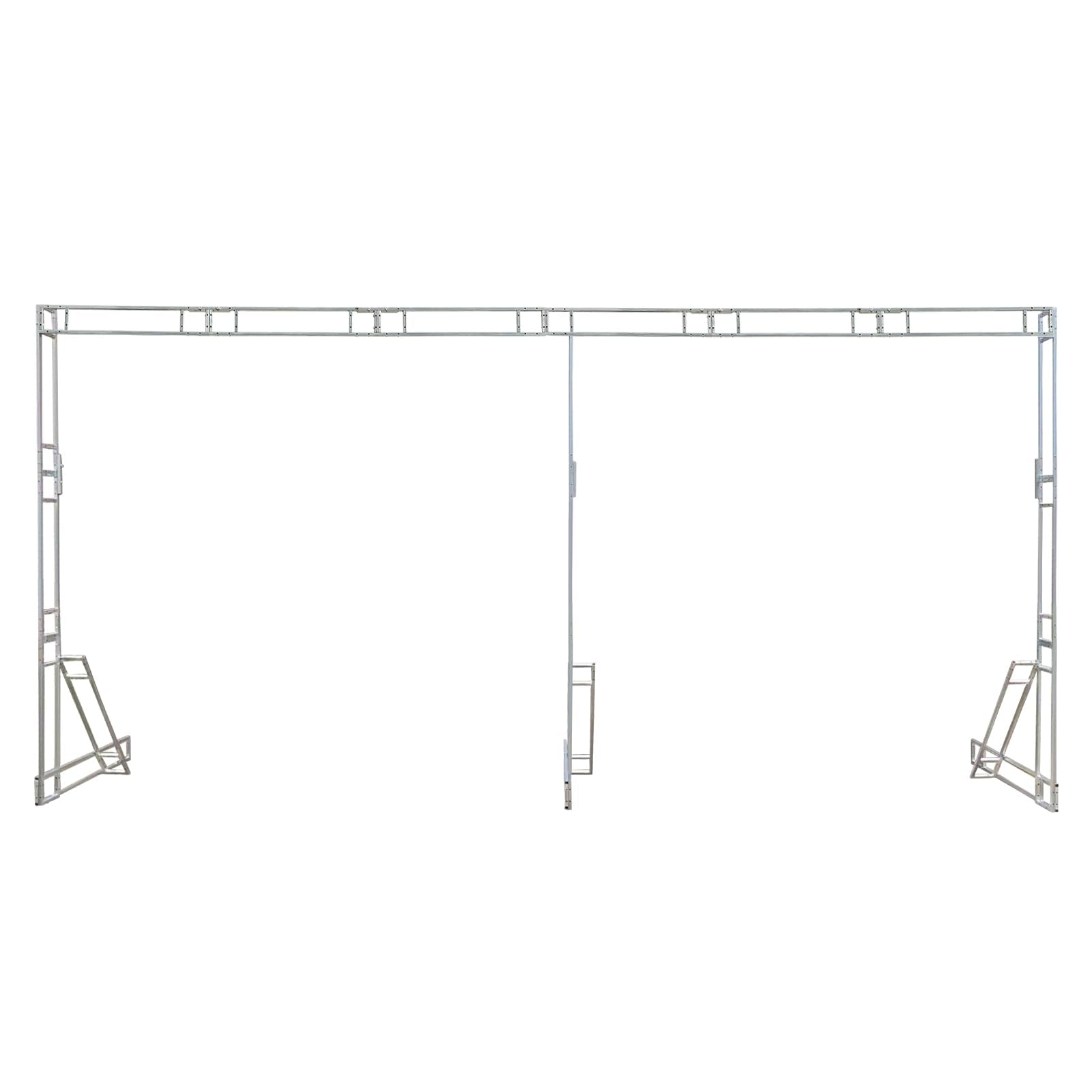 Wupyi Professional Backdrop Stand Kit,10'X 20' Heavy Duty Background Support System Curtain Frame Metal Stand For Wedding Party