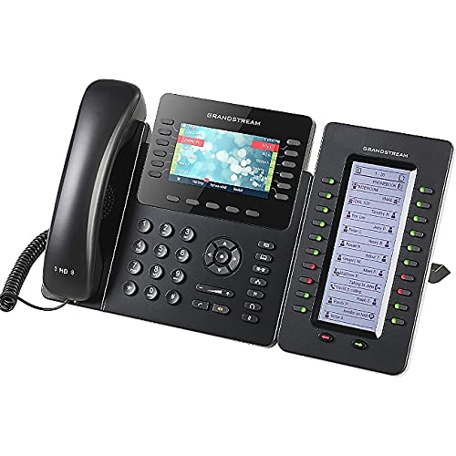 Grandstream Gxp2170 Ip Phone | 12 Lines, 6 Sip Accounts | 4.3-Inch Color Display | Dual-Port Gigabit Ethernet With Integrated Po
