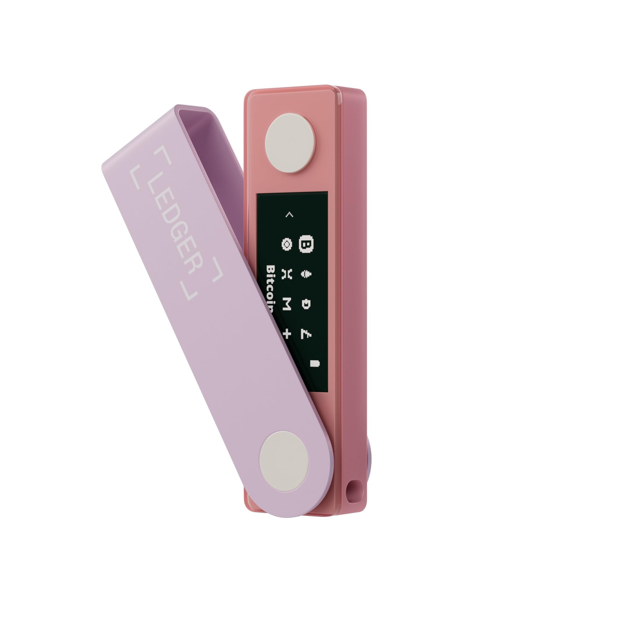 Ledger Nano X - Secure and manage your crypto & NFTs on-the-go with our Bluetooth-enabled hardware wallet (Pastel Pink)
