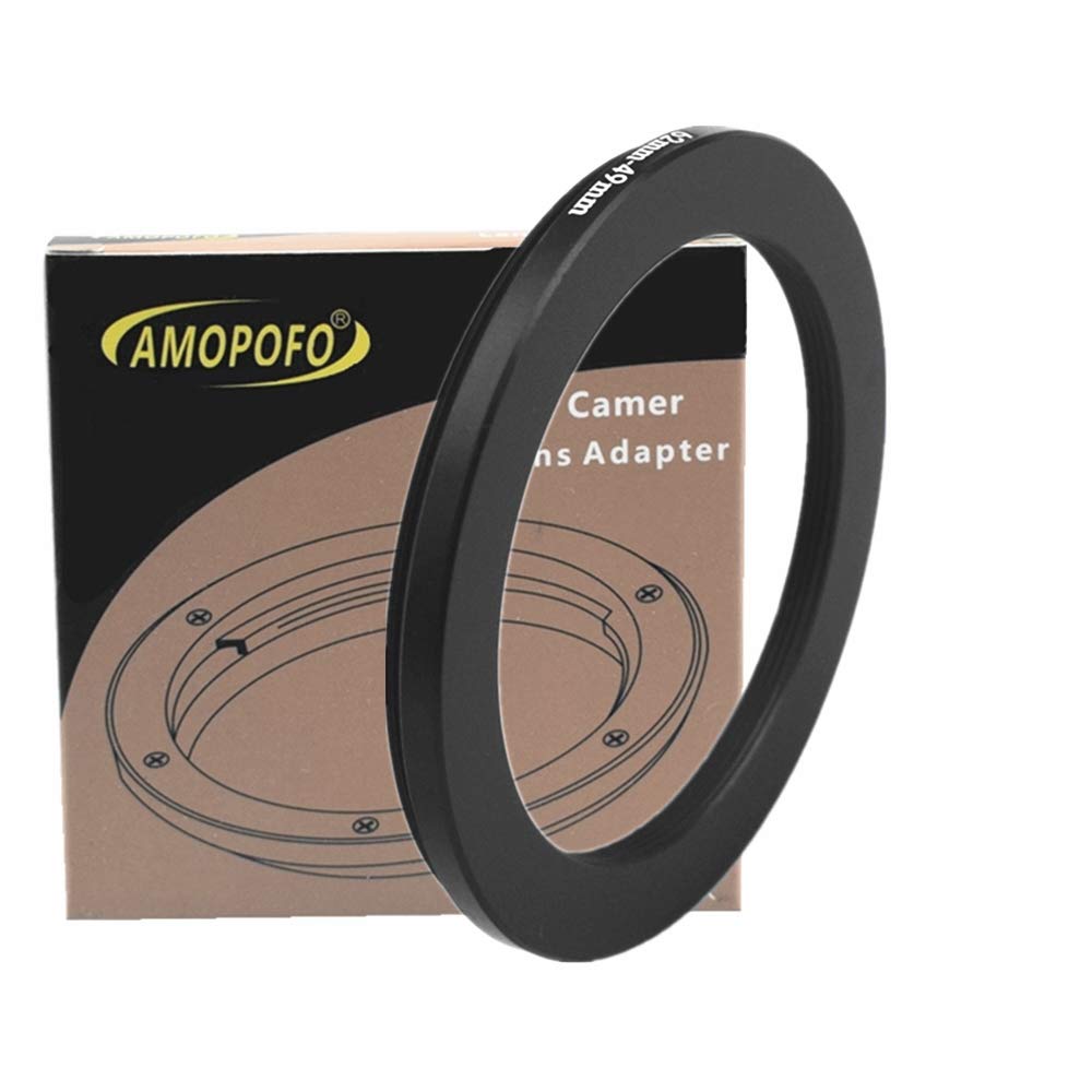 62Mm To 49Mm Camera Filter Ring /62Mm To 49Mm Step Down Ring Filter Adapter For 49Mm Uv,Nd,Cpl,Metal Step Down Ring