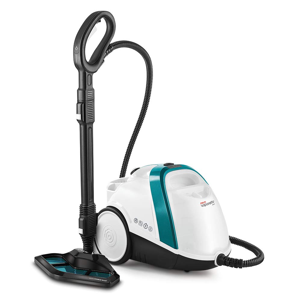 Polti Vaporetto Smart 100 Steam Cleaner With Continuous Fill, Sanitize, Clean Floors, Carpets And Other Surfaces Adjustable High