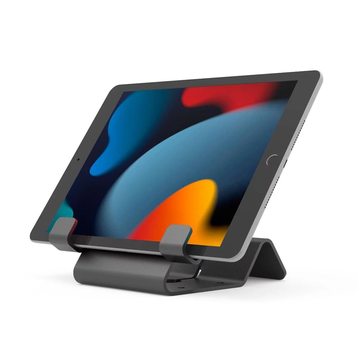 Universal Tablet Holder With Keyed Cable Lock Black