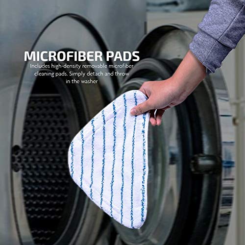 True & Tidy, Extra Thick Mop Pad Pack Refill For Stm 500, Stm 700, And Stm 700A Steam Mops, Fits Other Steam Mops, Machine Washa