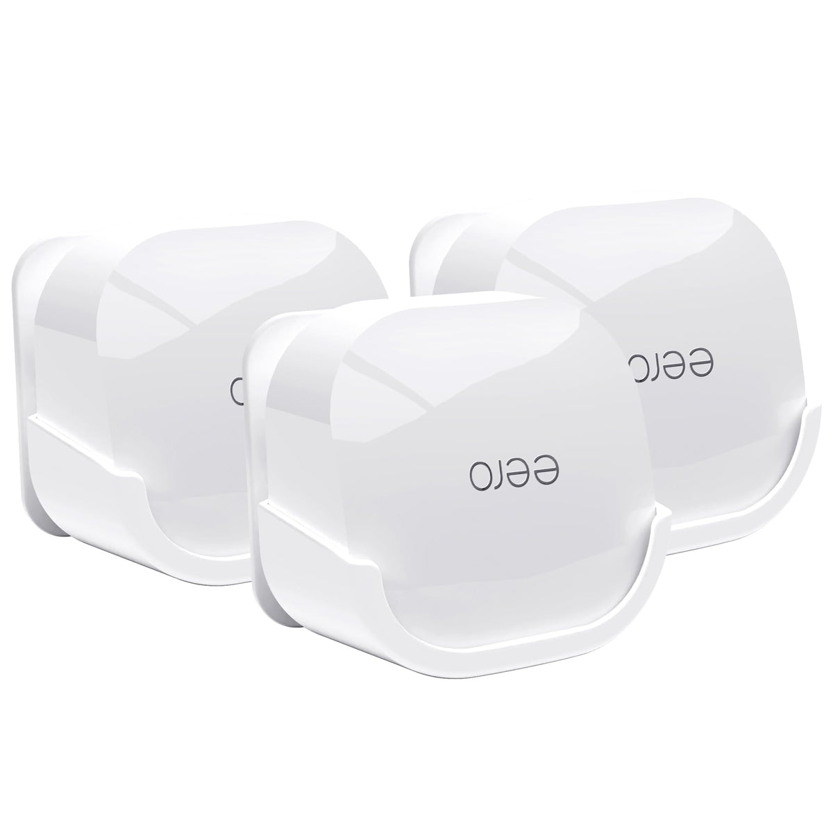 3Pack Wall Mount Holder For Eero 6 Plus 6+ And Eero 6 Router Mesh Wi-Fi System,Wall Mount Stand Bracket For Eero 6 Plus And Eero