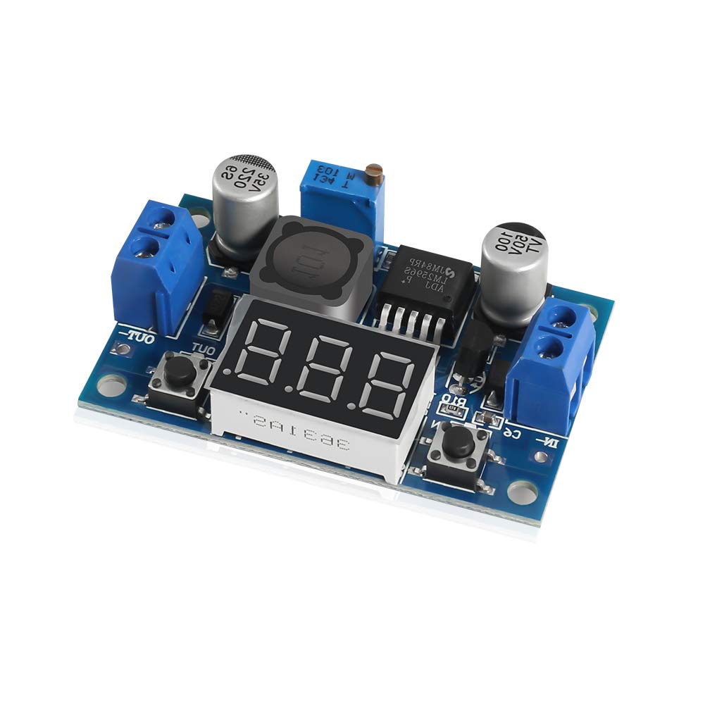 2Pcs Lm2596 Adjustable Voltage Regulator 4.0 40V To 1.25 37V Dc 36V To 24V To 12V To 5V Variable Volt Power Supply Car Motor Buc