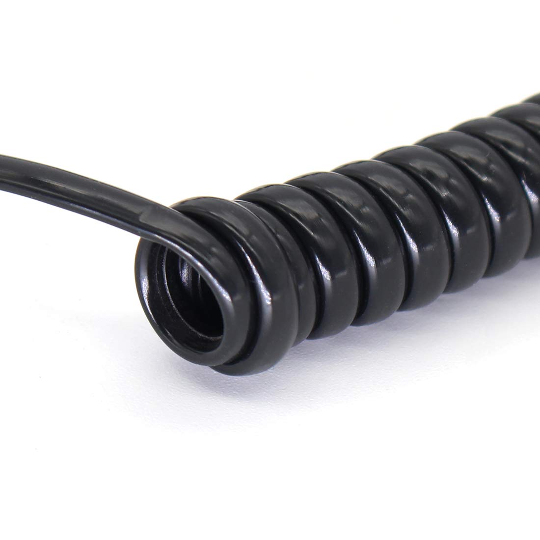 Telephone Handset Cord Detangler Cable Pure Copper Coiled 2.64 To 22 Feet Uncoiled Landline Phone Spiral Curly Cable Extension M