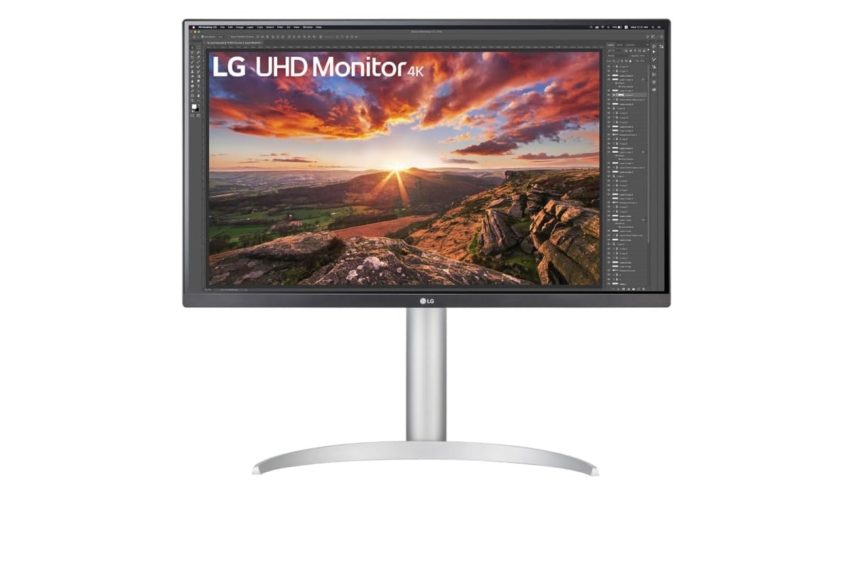 27 LG MONITOR|27 LG MONITOR, 3840x2160, IPS, USBC, HDMI 2.0 (2), DISPLAY PORT, USB 3.0 (2 DOWN), TILT, HEIGHT, PIVOT, VESA HD