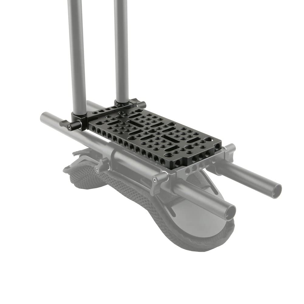 Niceyrig Camera Cheese Plate Base Plate Tripod Mount With 15Mm Railblocks For Dslr Rail System