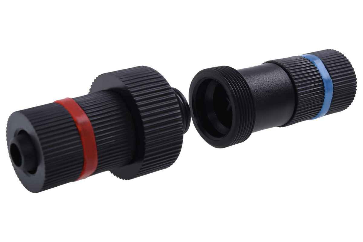 Alphacool Hf Quick Release Connector Kit 11/8Mm, Black