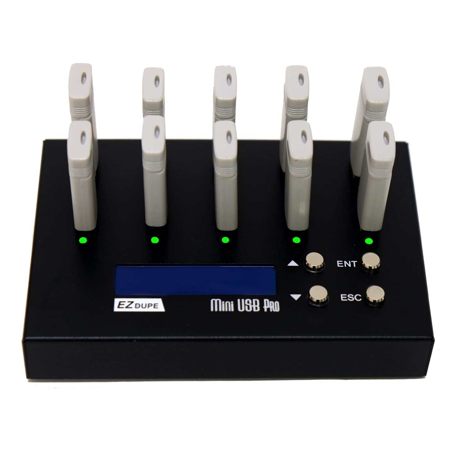 Ez Dupe 1 To 9 Usb Duplicator - Standalone Usb 2.0/3.0/3.1 Flash Media Thumb Drive/Usb Hard Drive Compact Cloner Copier & Eraser