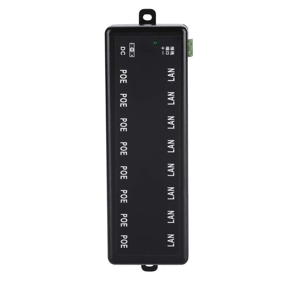 8 Port Poe Injector All In One Dc12V 48V 8 Interfaces Passive Adapter Power Over Ethernet Module Injector