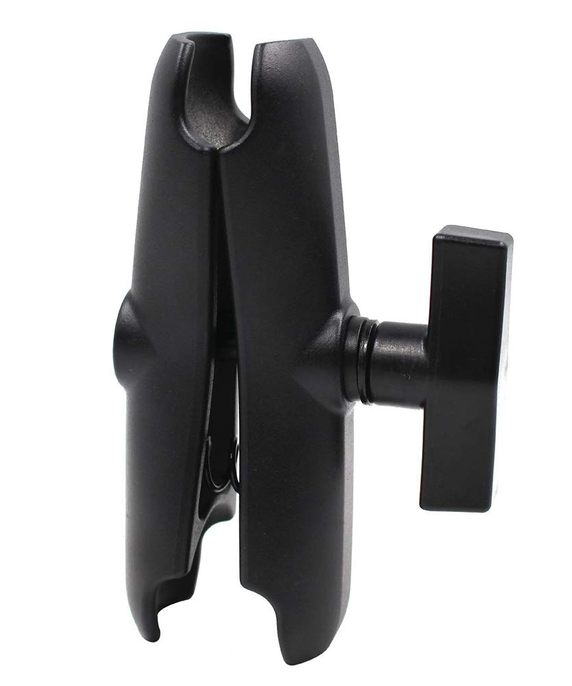 Strg Double Socket Arm With Dual 1.5' Ball Sockets, 5.7' Long Aluminum Alloy Double Sockets Mount Compatible With Ram Mount And C Size Ball Systems Ball Base Components