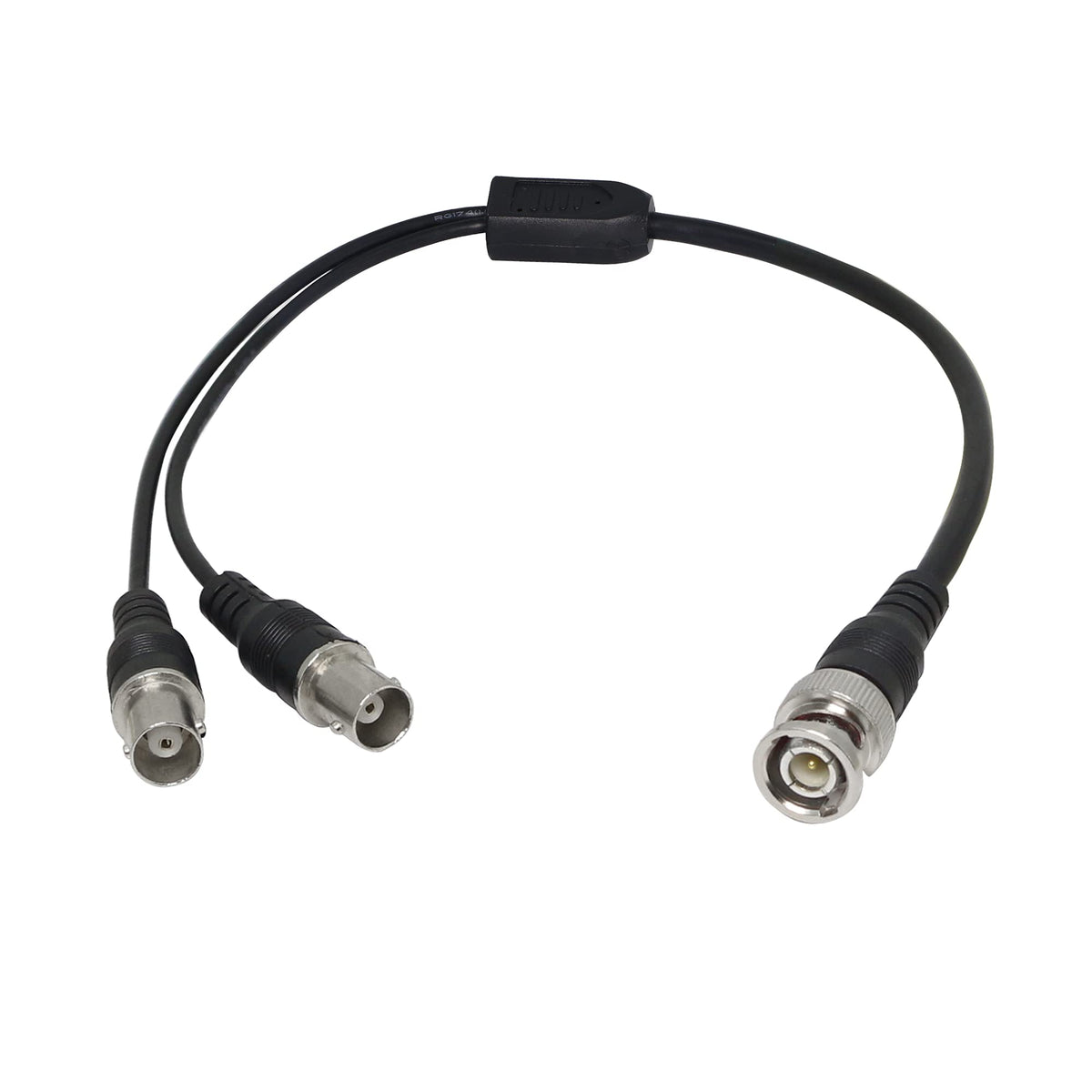 Pngknyocn Bnc Coaxial Y Splitter Cable Bnc Male To Dual Bnc Female Connector Adapter Cable For Cameras And Video Equipment(0.4M)