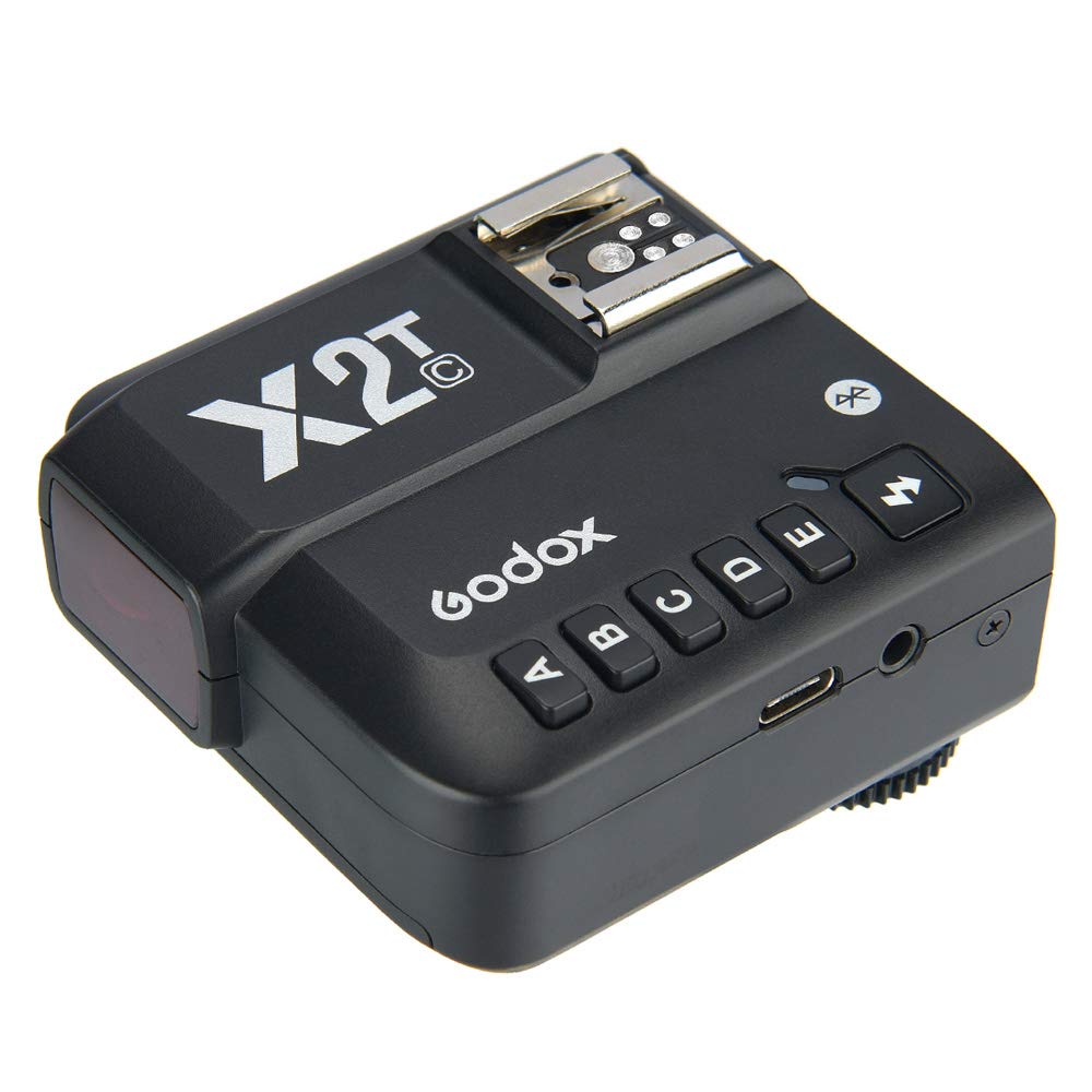 Godox X2T C 2.4G Wireless Flash Trigger Transmitter Compatible With Canon With E Ttl Ii Hss 1/8000S Group Function Led Control P