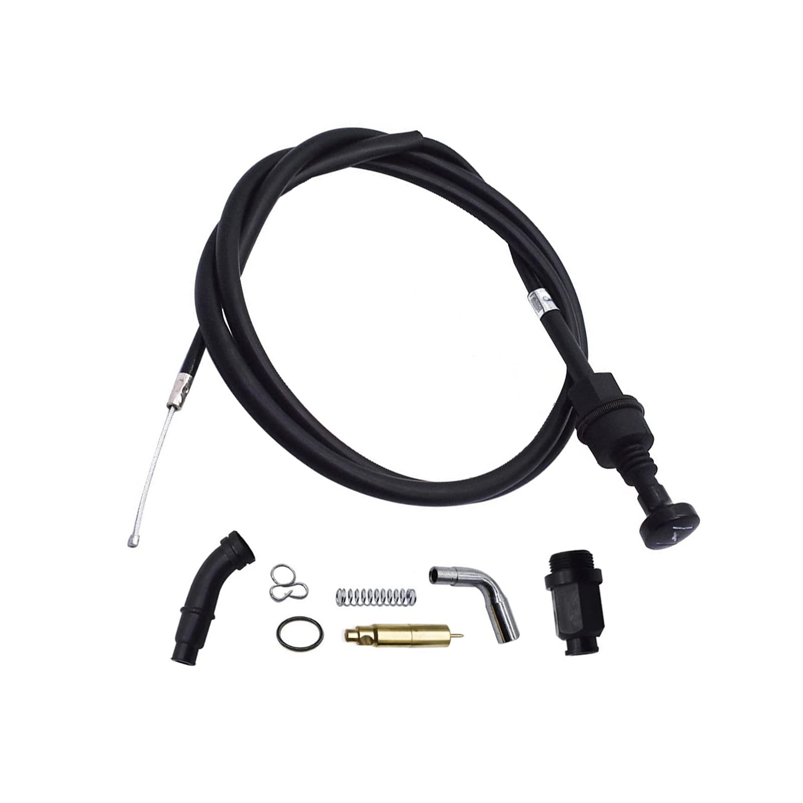 Choke Cable & Valve Plunger For Honda Rancher 350 2000-2006, Rancher 400 2004-2008 (Trx350 Te Tm Fm, Trx400 Fa Fga)