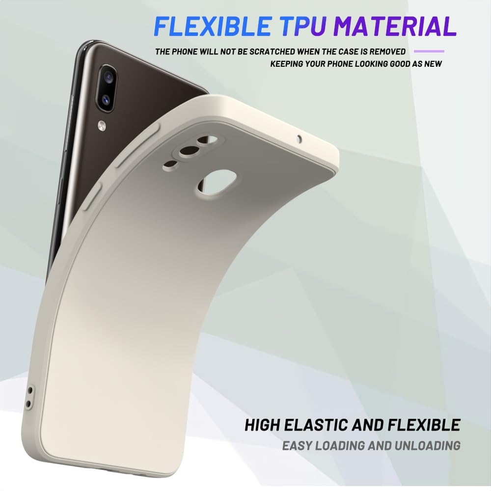 Wogroo For Samsung Galaxy A20 Case White, A30 Case Scratch Resistant With Soft Touch, Slim Thin Phone Cover For Samsung Galaxy A