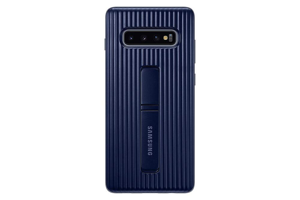 Samsung Galaxy S10+ Rugged Protective Case With Kickstand, Blue (Ef Rg975Cbegus)
