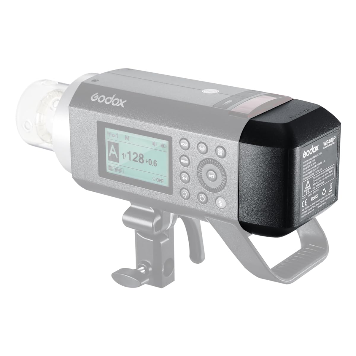 Godox Wb400P Wb400Pa Lithium Ion Battery Pack,21.6V/2600Mah 56.16Wh For Ad400Pro Outdoor Flash Strobe Light