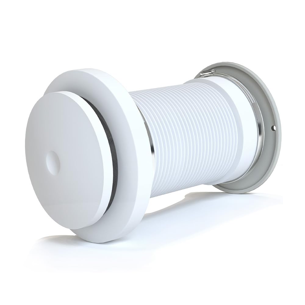 Weiworld Passive Air Vent 4Inch For Fresh Air Environment Energy Efficient Fresh Air Intake Come With Aluminium Telescopic Duct,