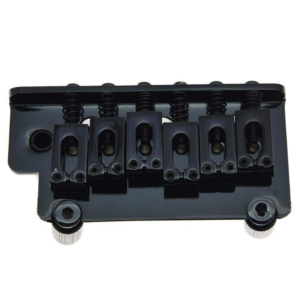 Kaish Black 2 Point St Strat Style Guitar Tremolo Bridge Locking System