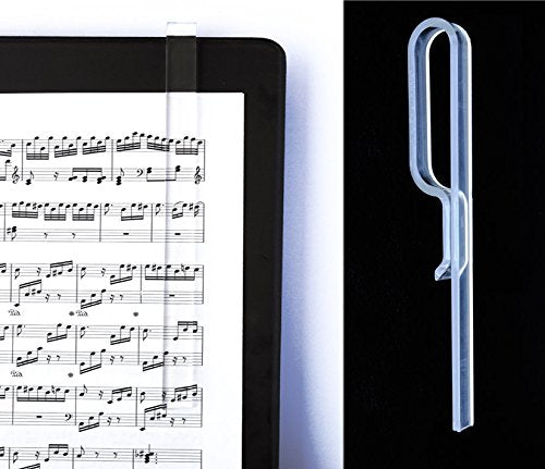 Music Stand Page Holder  Clear Grip 2 Pack
