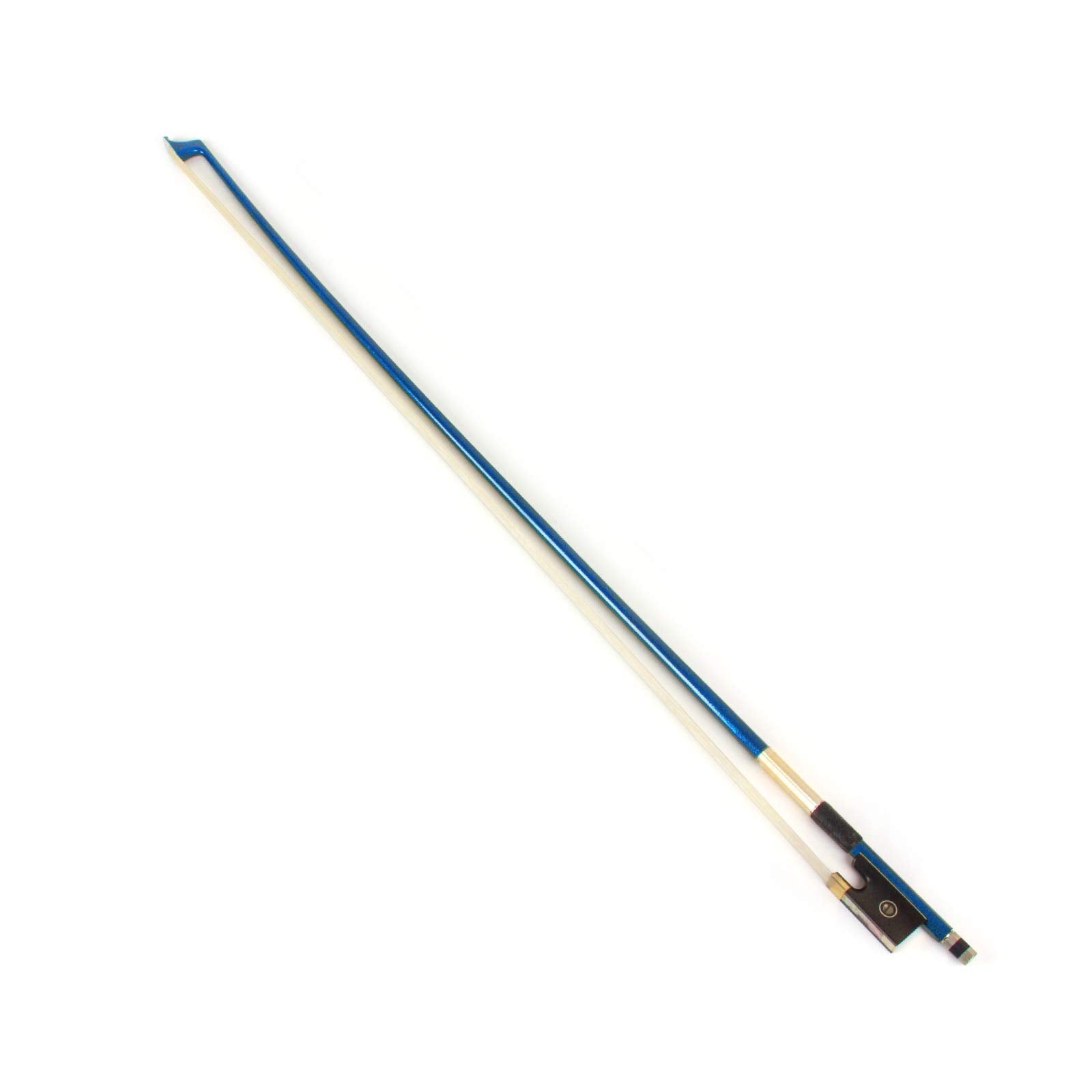 Violin Bow Stunning Fiddle Bow Carbon Fiber For Violins (Blue, 1/2)
