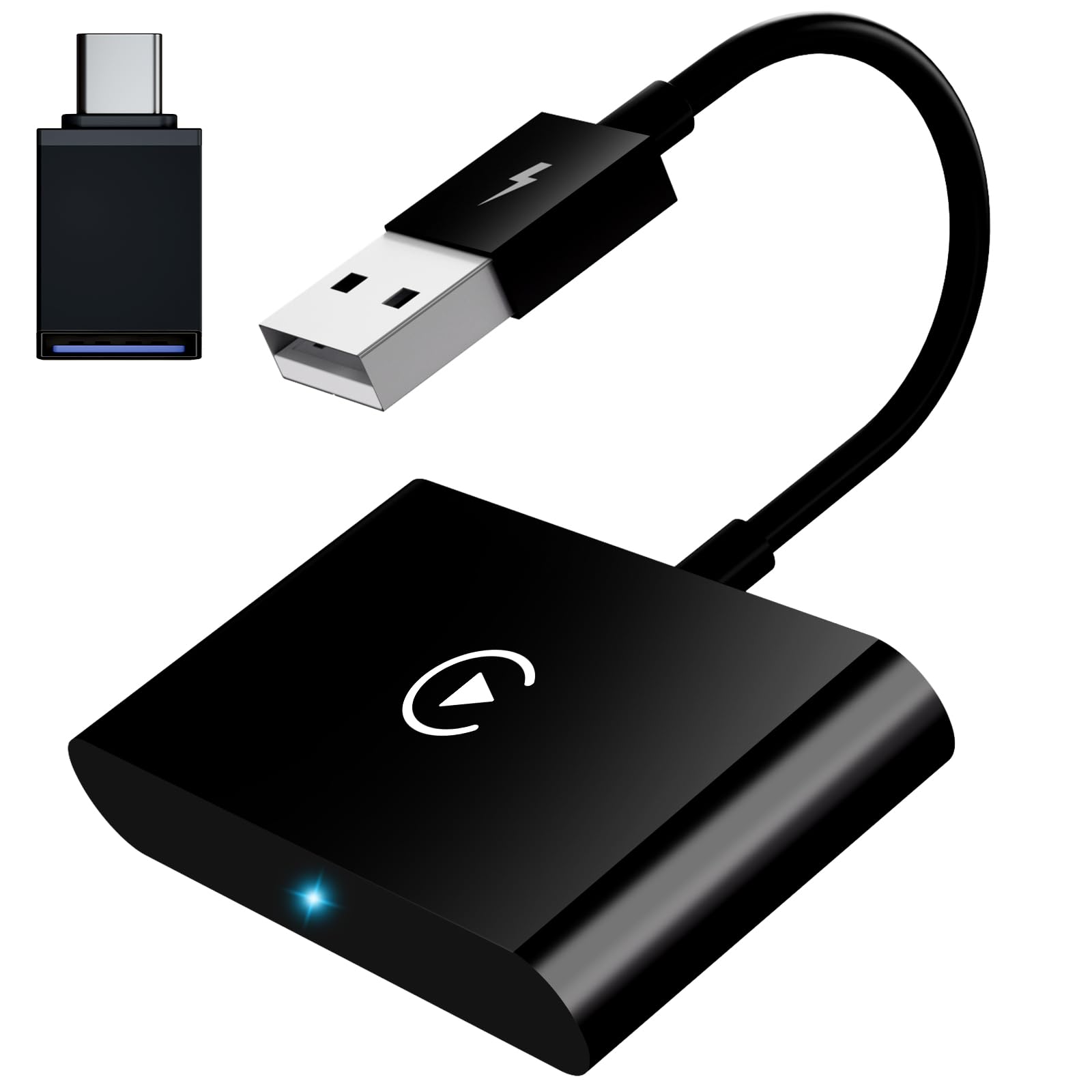 Lxjadap Carplay Wireless Adapter,Wireless Carplay Adapter/Dongle,Plug & Play 5.8Ghz Wifi Online Update,Low Latency,Easy To Install�