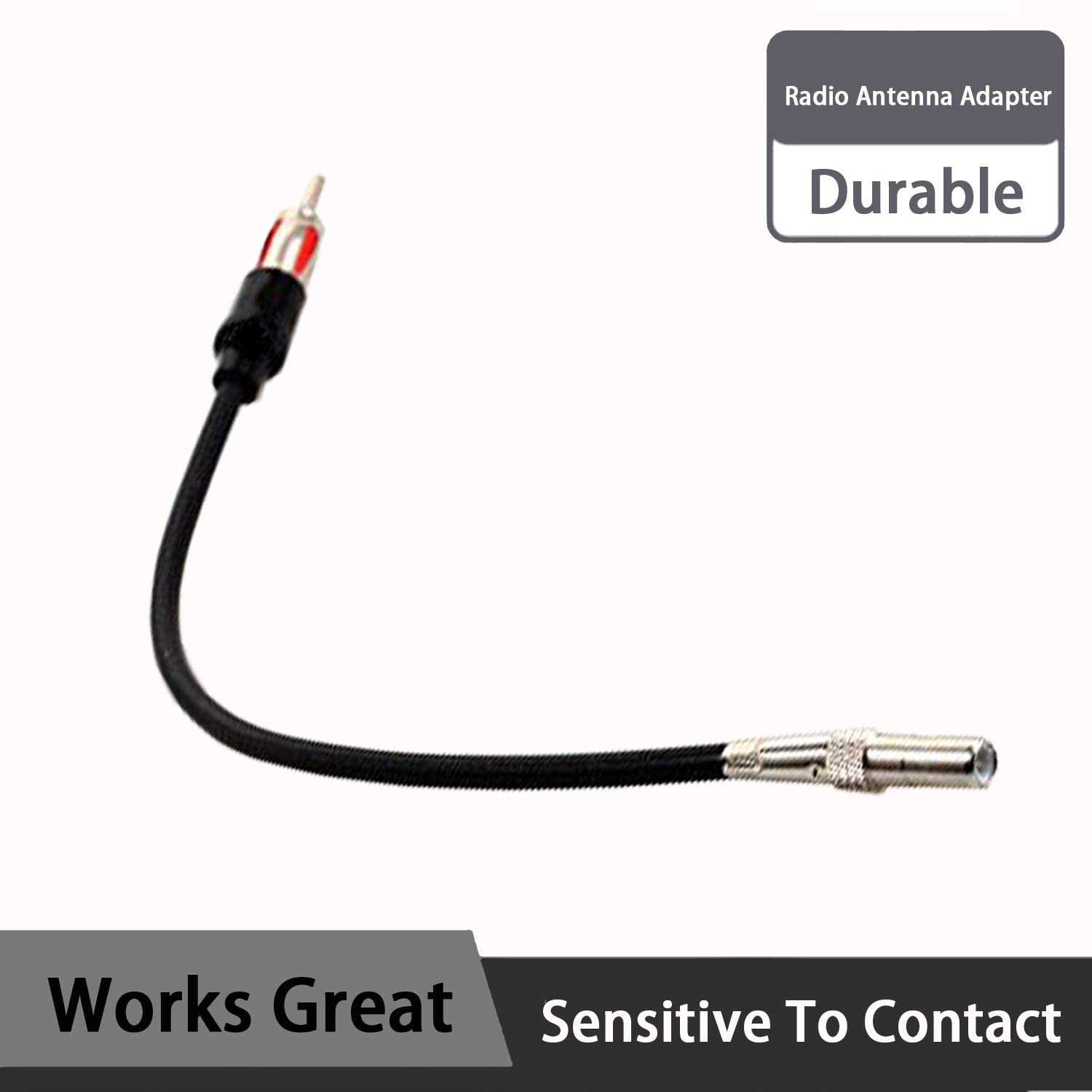 Anina Car Radio Antenna Adapter For 2002 2008 Jeep Dodge Ram Chrysler To Aftermarket Stereo Radio Antenna Connector Cable