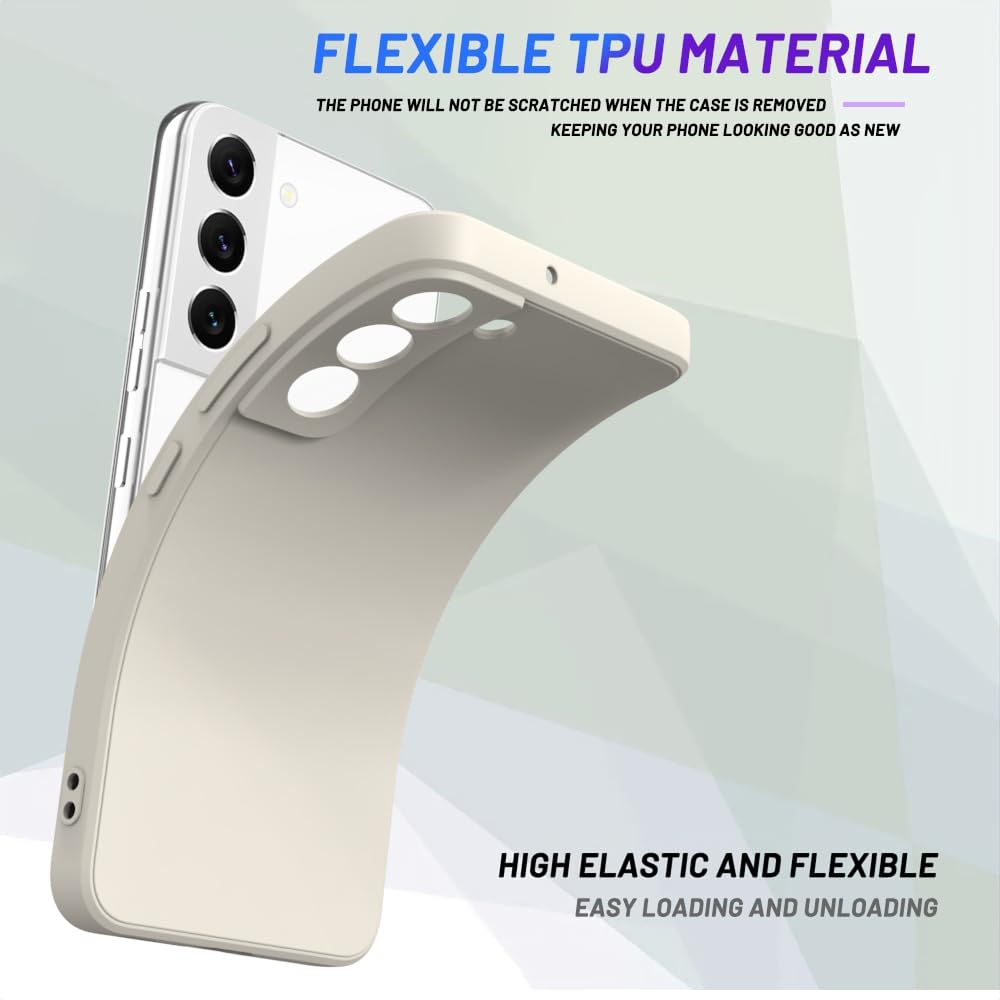 Wogroo For Samsung Galaxy S22 Plus Case White, Scratch Resistant With Soft Touch, Slim Thin Phone Cover For Samsung Galaxy S22 P