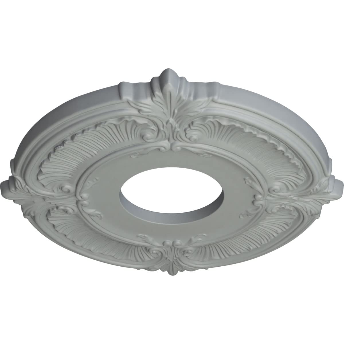 Ekena Millwork Cm12At Attica Ceiling Medallion, 12 3/4''Od X 4''Id X 1/2''P (Fits Canopies Up To 4''), Primed White