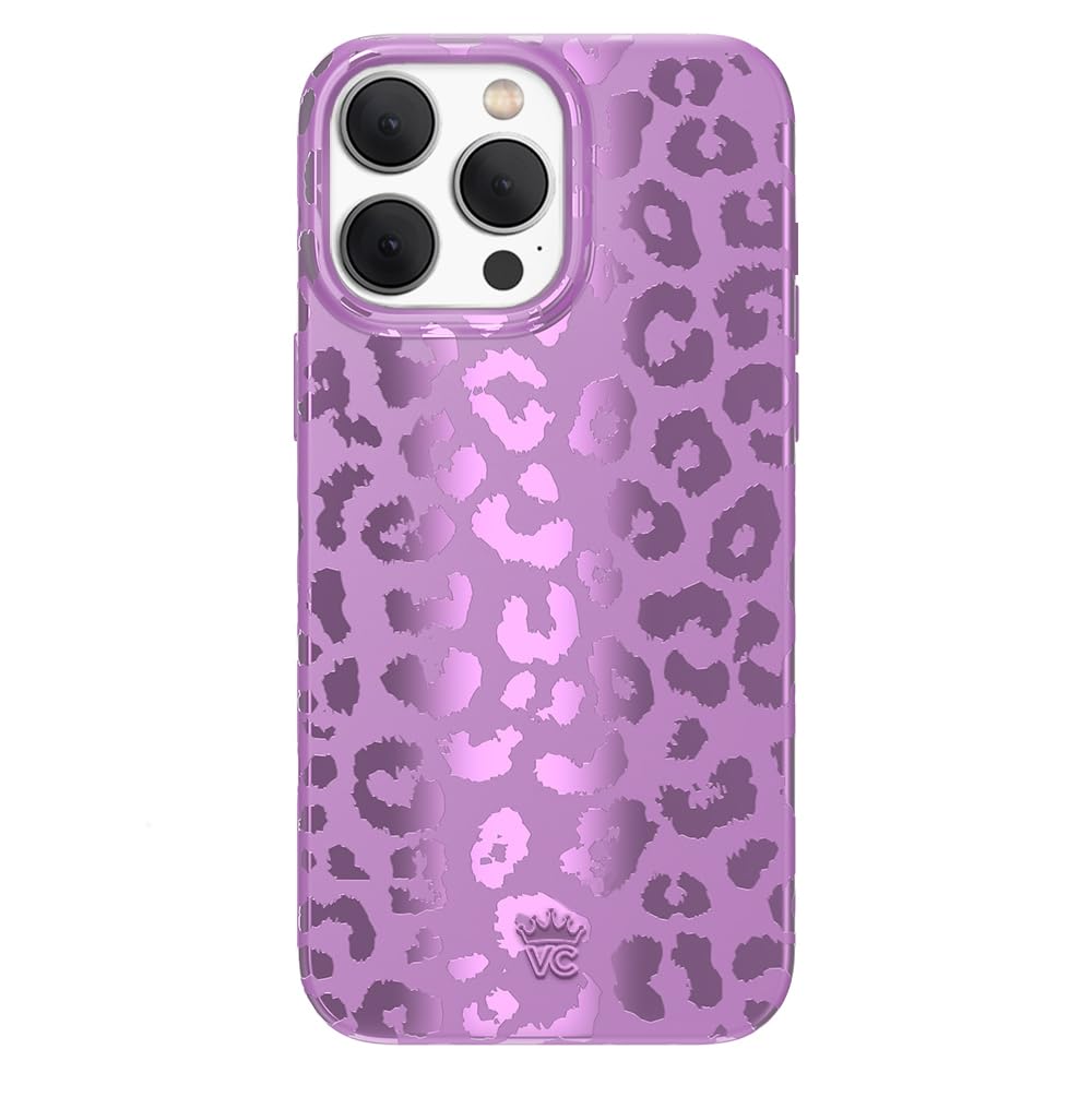 Velvet Caviar Compatible With Iphone 15 Pro Max Case Purple Cheetah [8Ft Drop Tested] Compatible With Magsafe   Protective Phone