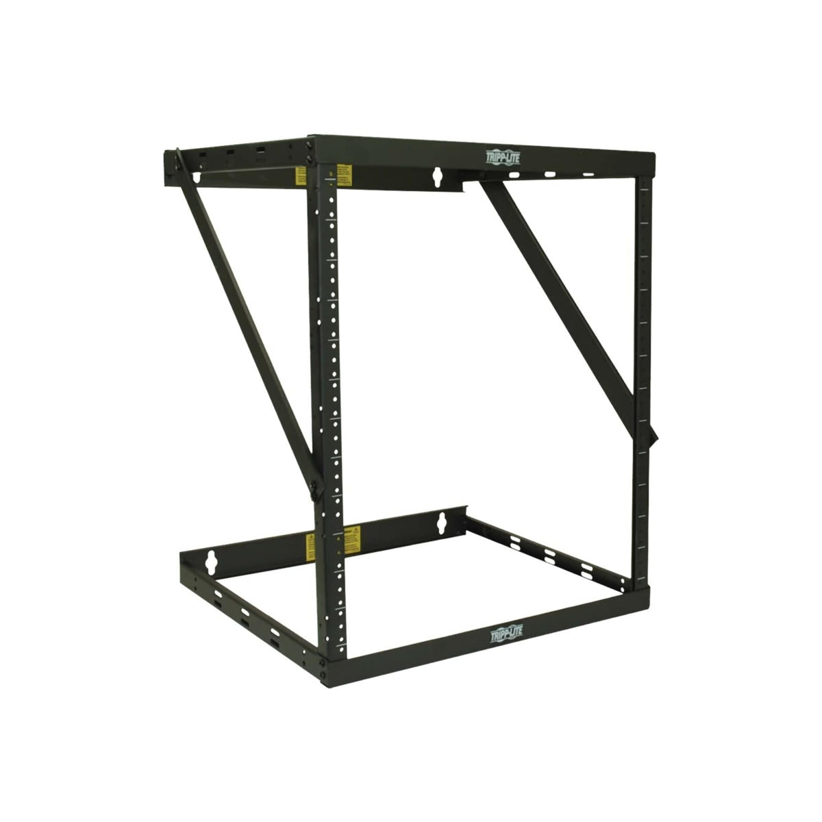 Tripp Lite 12U Wall Mount 2-Post Open Frame Rack, Heavy Duty Network Equipment Rack, Switch Depth, 18' Deep (SRWO12UHD),Black