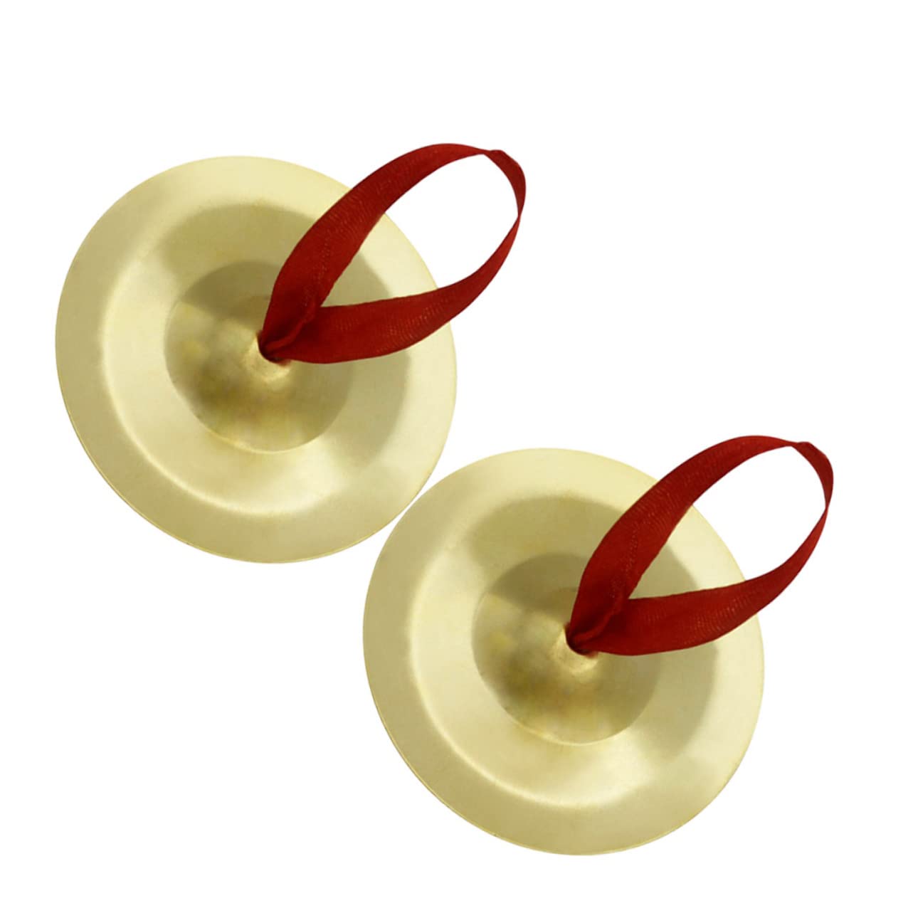 HEMOTON Finger Symbols Instrument Hand Cymbals Finger Cymbal Mini Musical Percussion for Dancer