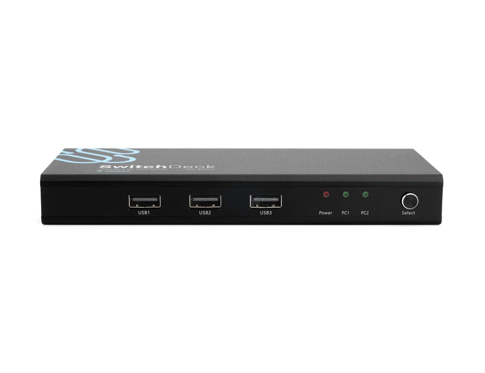 Switchdeck 4K Hdmi Kvm Switch By Sewell, Switch Easily Between Two Pcs/Macs/Gaming Consoles (Sw 33054)