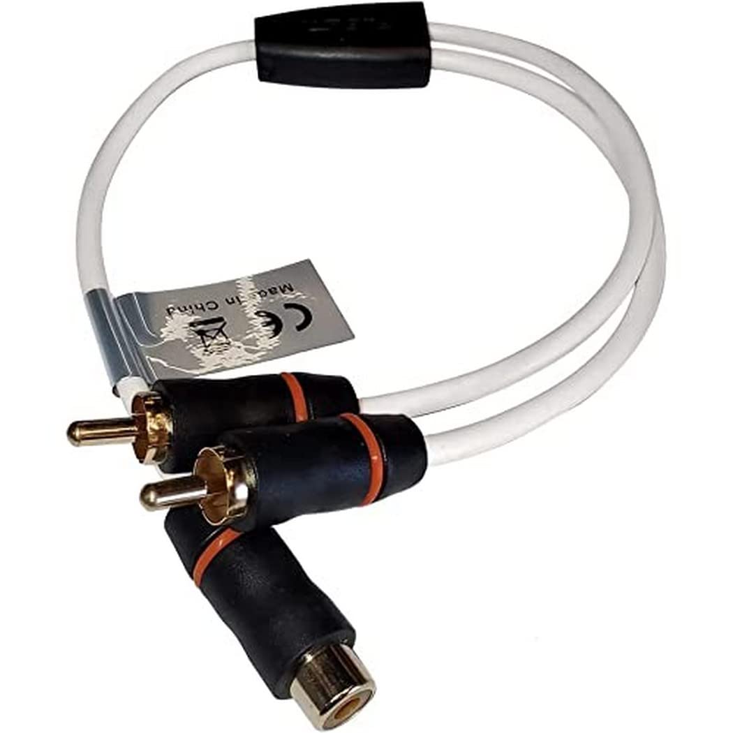 Fusion El-Rcaym Rca Standard Splitter 1 Female To 2 Male,WBECCB07V9PPW9J