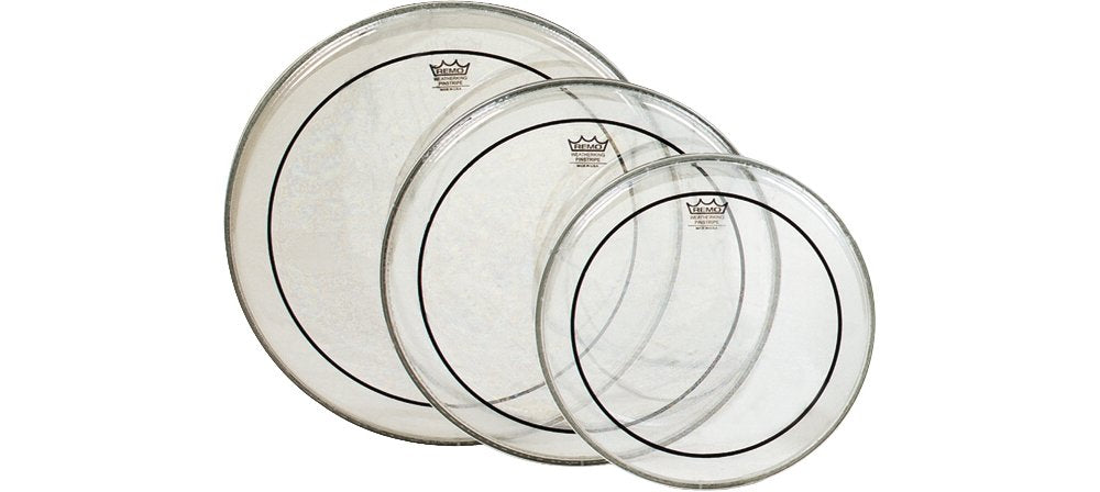 Remo Pp 0910 Ps Pinstripe Clear Tom Drumhead Pack   12'', 13'' & 16''