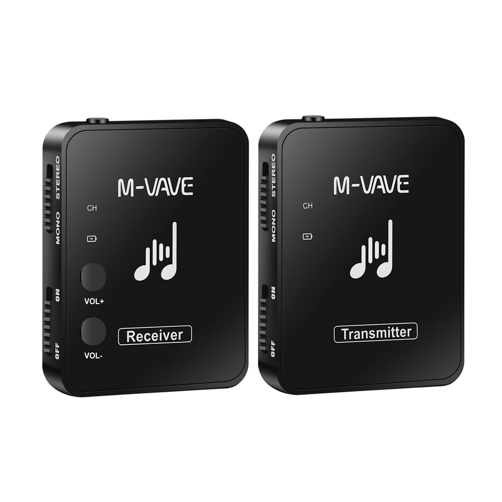 Btuty M Vave Sws10 Earphone Monitor Transmission System Rechargeable Receiver (Receiver And Transmitter)