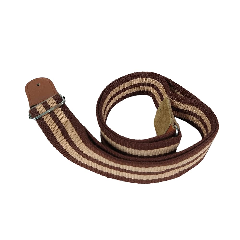 Bajaao Guitar Strap for Ukulele/Electric/Acoustic Guitar  Brown & Beige
