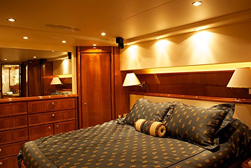 Mirage Down Light, Polished, White/Red/Blue, Positionable,WBLITB01MQ1VNWG