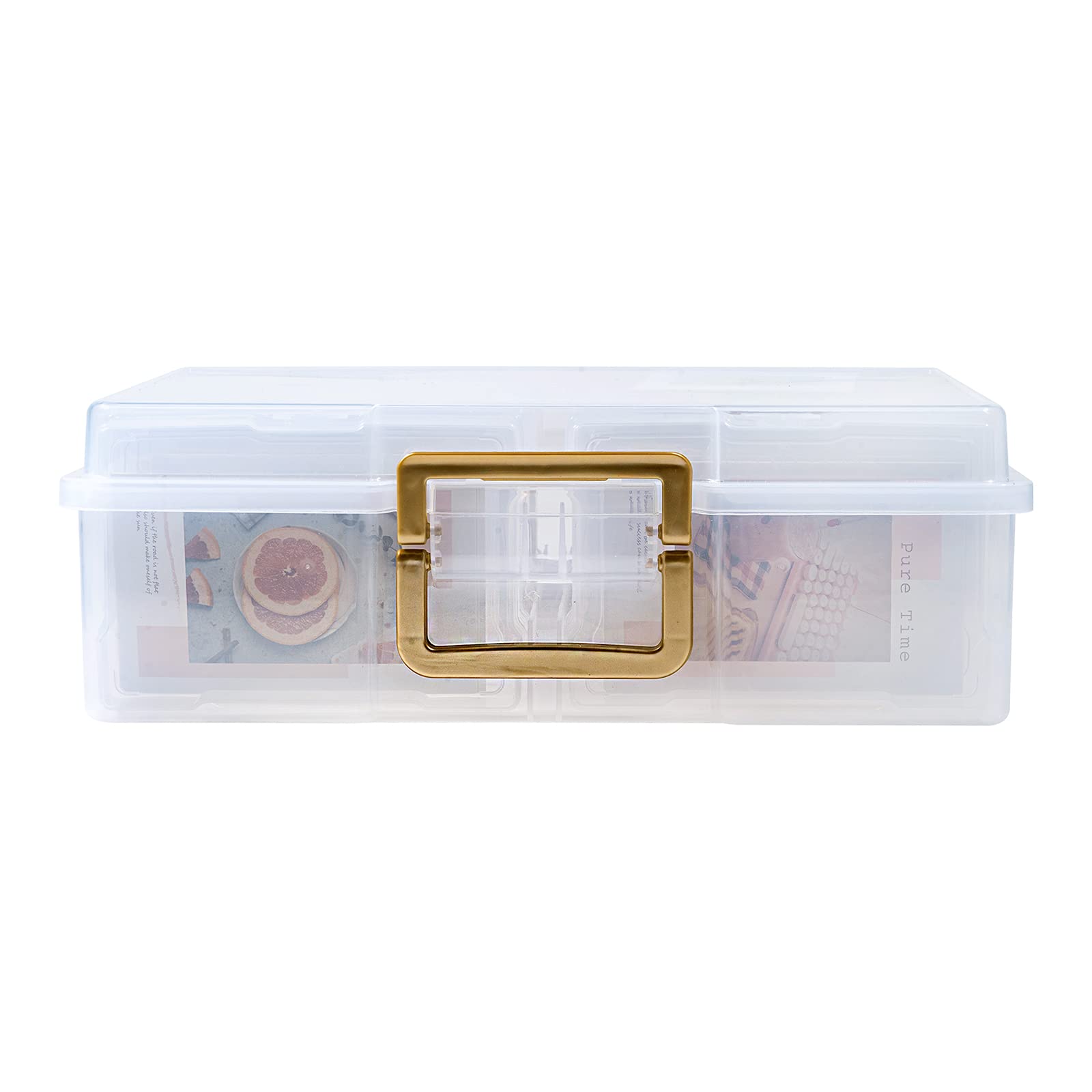 Novelinks Photo Case 4 X 6 Photo Box Storage - 16 Inner Photo Keeper Photo Organizer Cases Photos Storage Containers Box For Pho