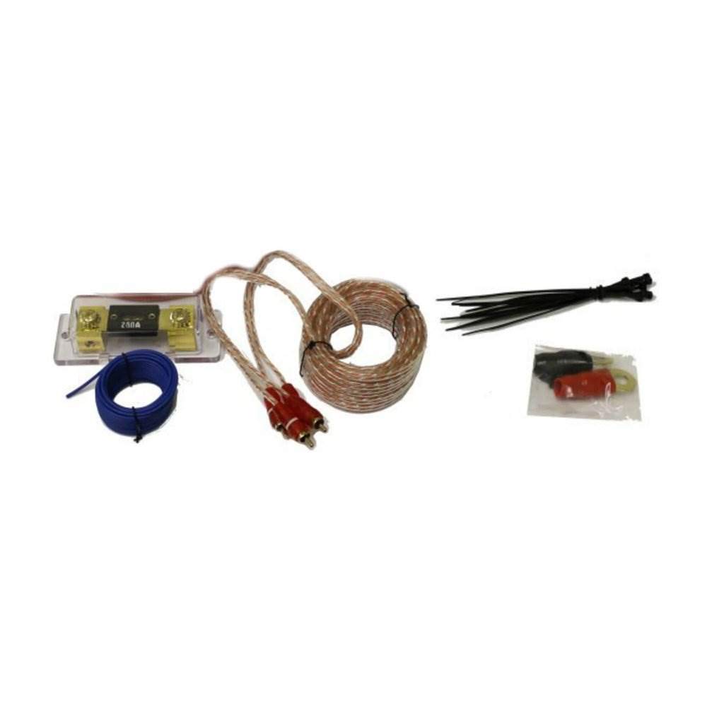 Qpower Usa Link Deluxe 0 Gauge 3000 Watt Car Amplifier Wiring Installation Kit