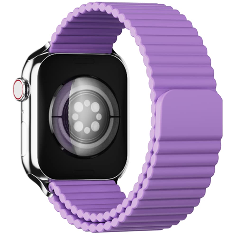 Heike Sport Solo Loop Compatible With Apple Watch Band Ultra 49Mm 45Mm 44Mm 42Mm 41Mm 40Mm 38Mm For Men And Women,Adjustable Sil