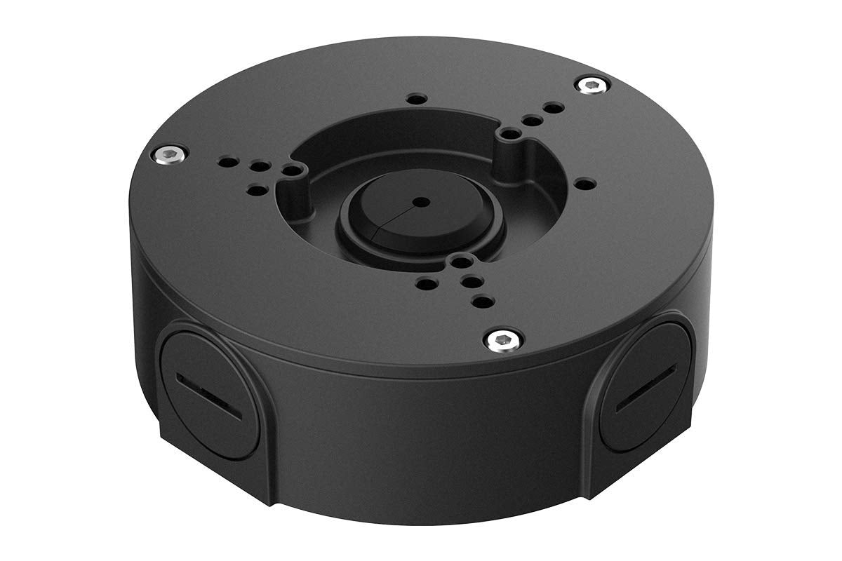 Lorex Home Improvement Outdoor Security Camera Junction Box, Waterproof Electrical Box For Mounting Bullet Or Dome Surveillance Cameras - Black