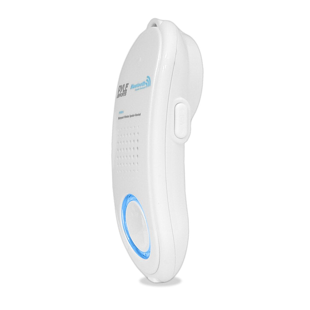 Pyle Portable Wireless Waterproof Handset Speaker   Bluetooth Compatible Rechargeable Battery Powered Shower Outdoor Loud Speake