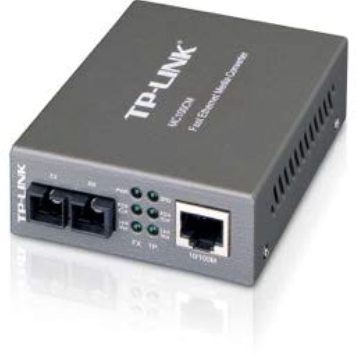 Tp Link Mc100Cm Media Converter, 10/100Mbps Rj45 To 100M Multi Mode Sc Fiber, Up To 1.2Miles, Chassis Mountable