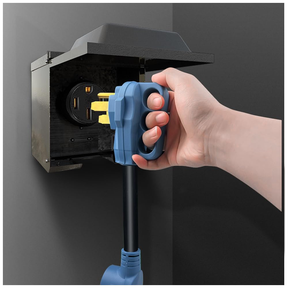 Rv Plug 50 Amp To Welder Power Adapter,Nema 14 50P To 6 50R 4 Prong Plug To 3 Prong 220/240V Welder Plug Adapter,Loaded Up To 12