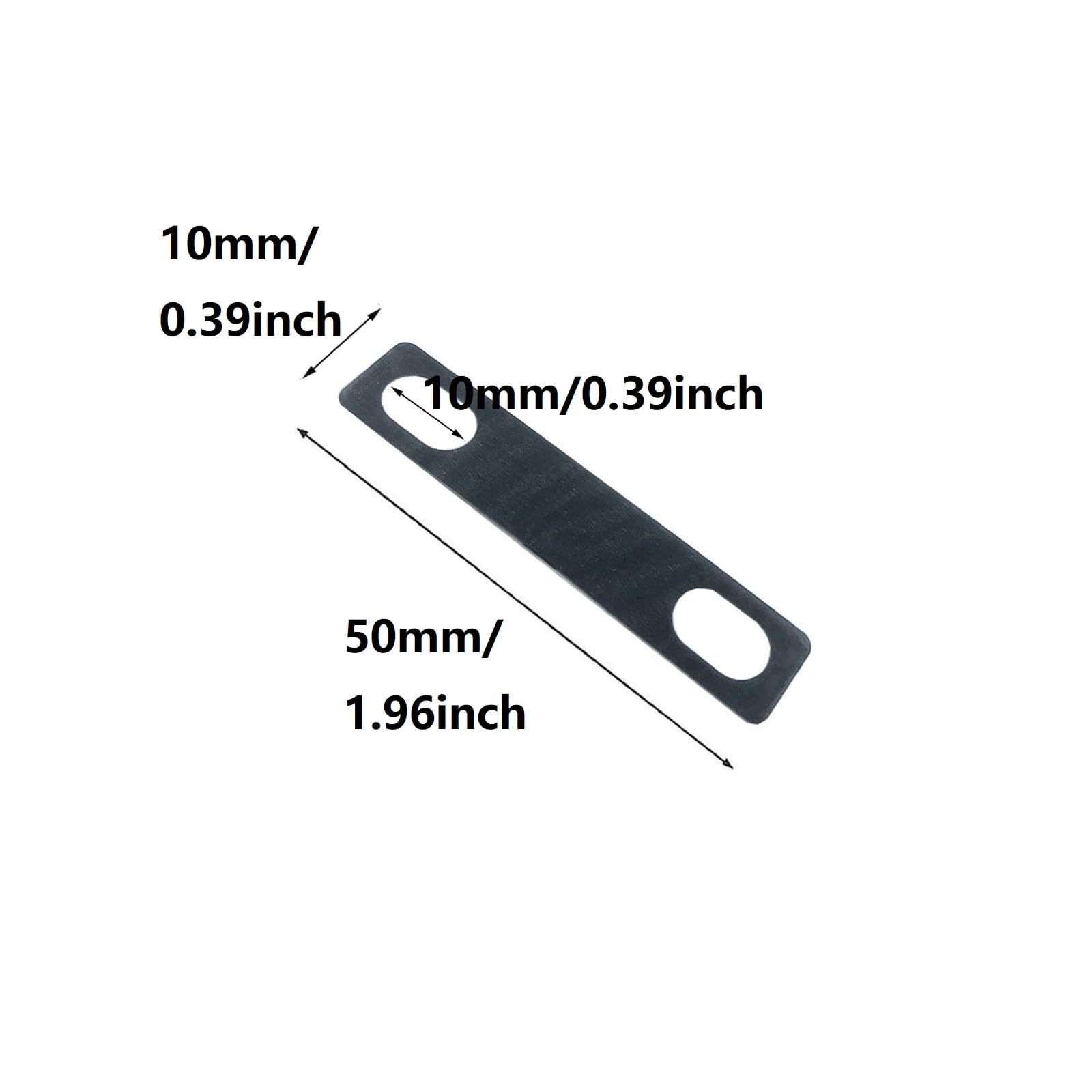 Tuoren 8Pcs Guitar Neck Shims Includes 2Pcs 0.1Mm, 2Pcs 0.3Mm, 2Pcs 0.5Mm And 2 Pcs 1Mm Thickness For Guitar Bass Bolt-On Neck R