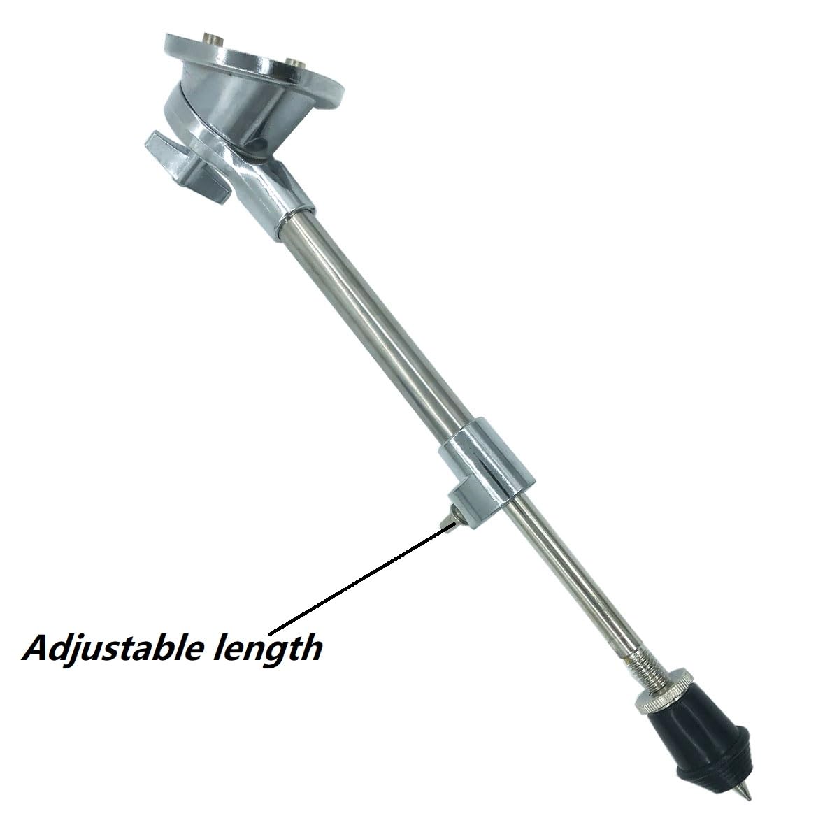 Tuoren 1 Pair Bass Drum Spurs Legs 360 Adjustable Metal Kick Drum Legs Floor Tom Leg Mount Bracket Bass Drum Legs For Bass Drum