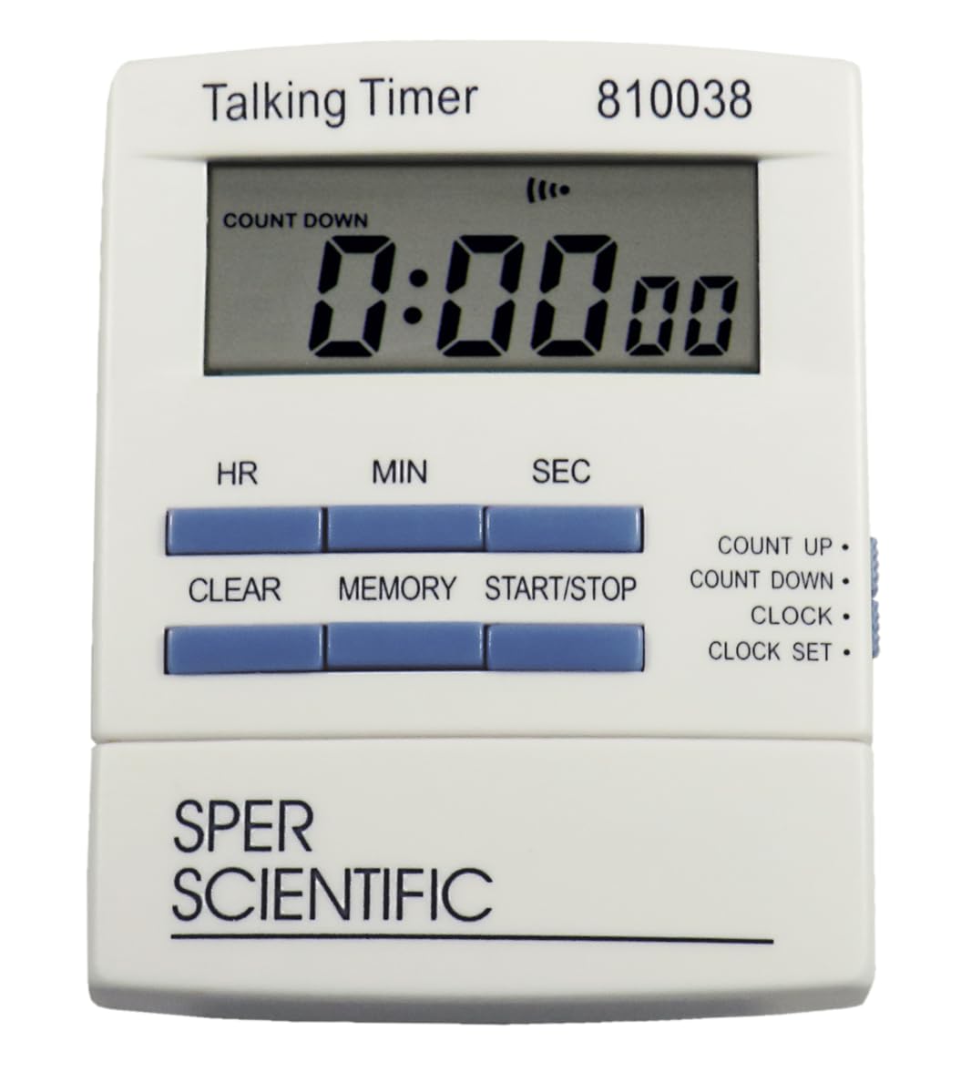 Sper Scientific 810038 Talking Lab Countdown Timer – Electroeshop
