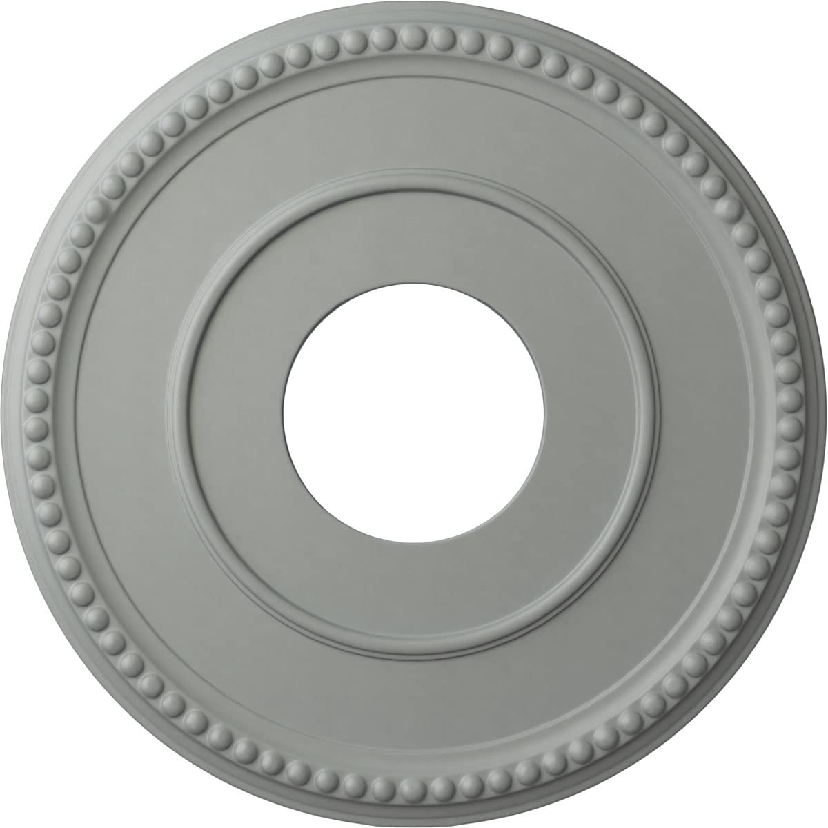 Ekena Millwork Cm12Br New Bradford Ceiling Medallion, 12 1/2''Od X 3 7/8''Id X 3/4''P, Primed
